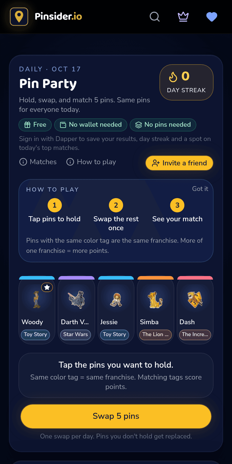 Pin Party, today's 5 pins